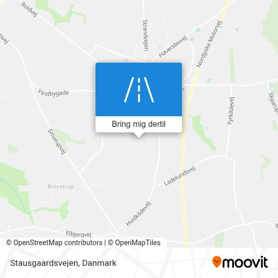 Stausgaardsvejen kort