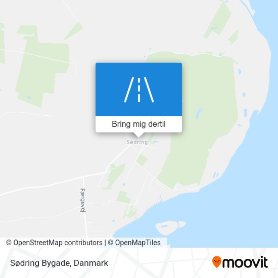 Sødring Bygade kort