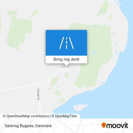 Sødring Bygade kort