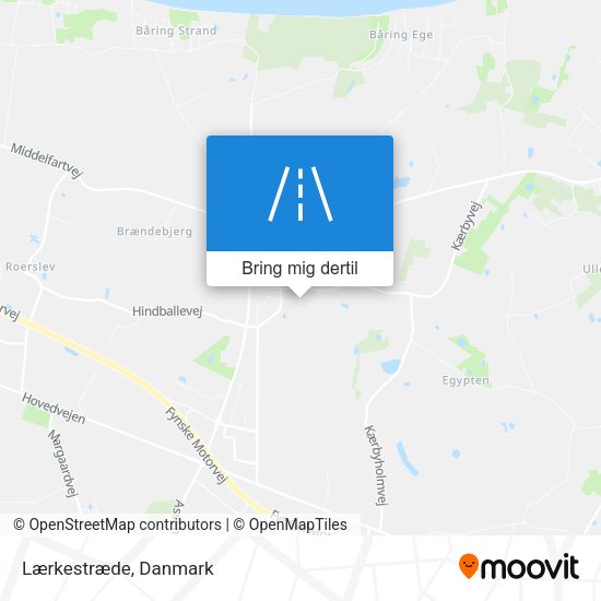 Lærkestræde kort