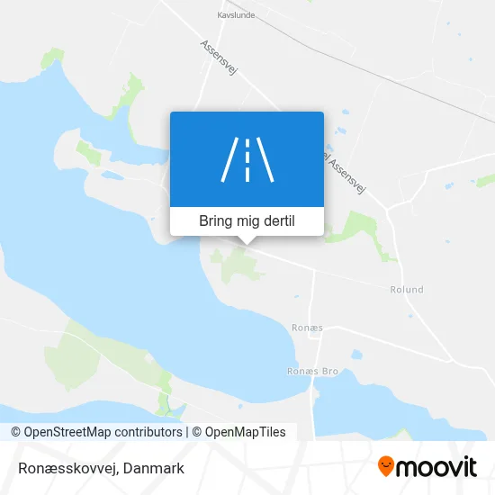 Ronæsskovvej kort