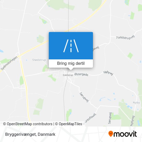 Bryggerivænget kort