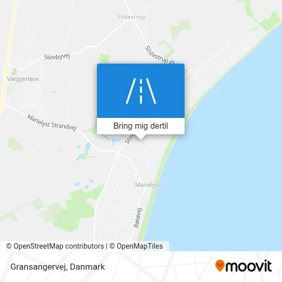 Gransangervej kort