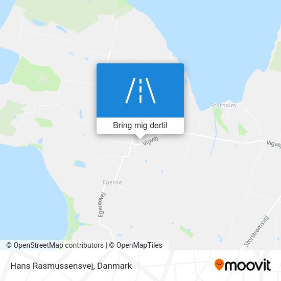 Hans Rasmussensvej kort