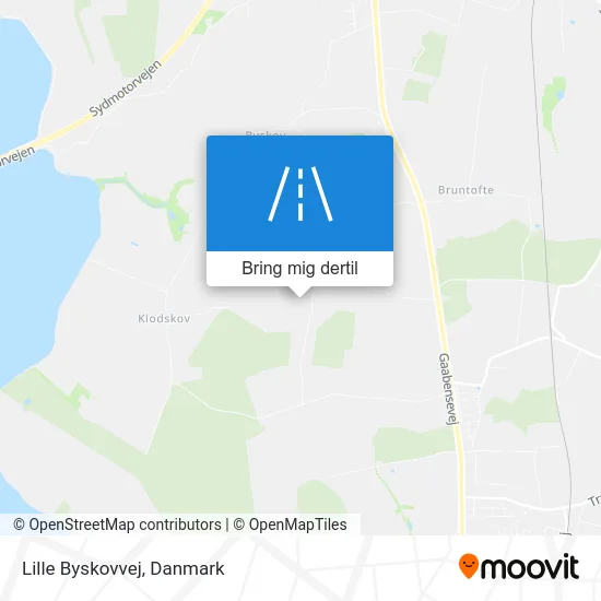 Lille Byskovvej kort