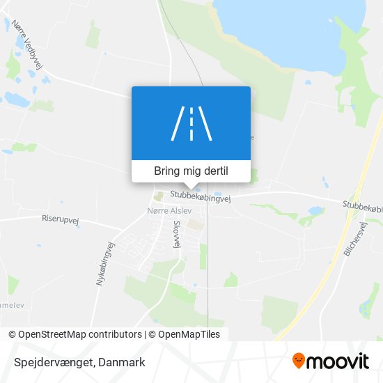 Spejdervænget kort