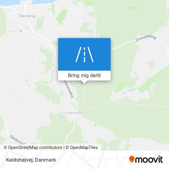 Keldshøjvej kort