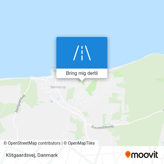 Klitgaardsvej kort