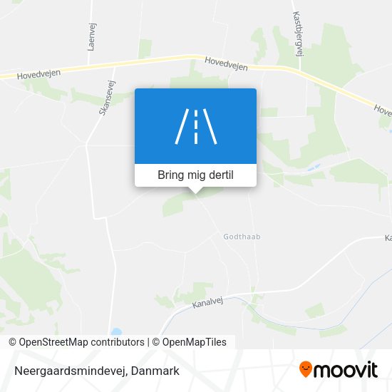 Neergaardsmindevej kort