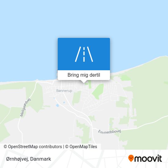 Ørnhøjvej kort
