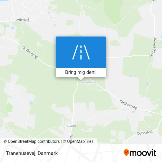 Tranehusevej kort
