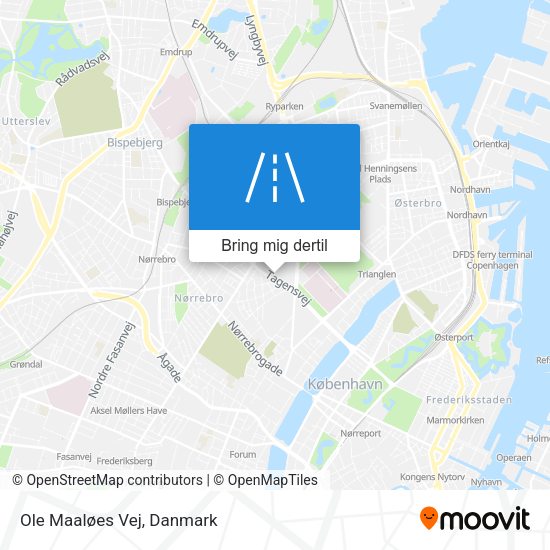 Ole Maaløes Vej kort