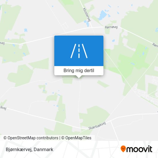 Bjørnkærvej kort