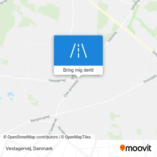 Vestagervej kort