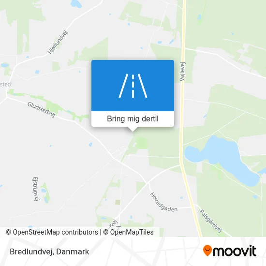 Bredlundvej kort