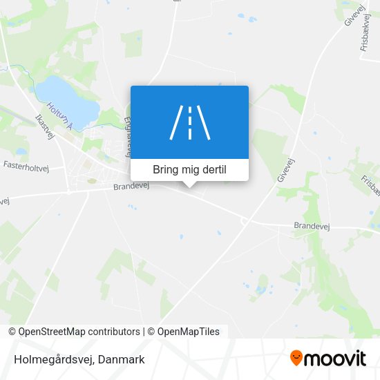 Holmegårdsvej kort