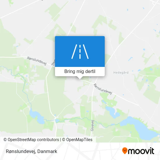 Rønslundevej kort