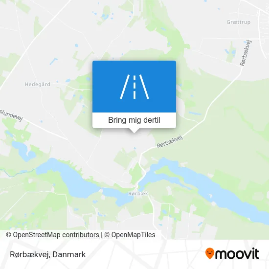 Rørbækvej kort