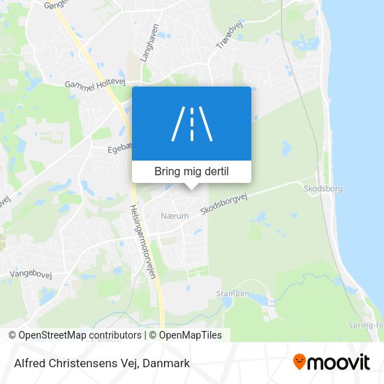 Alfred Christensens Vej kort