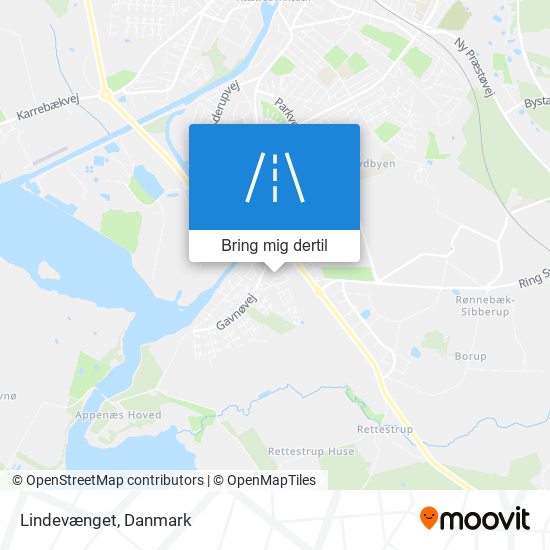 Lindevænget kort