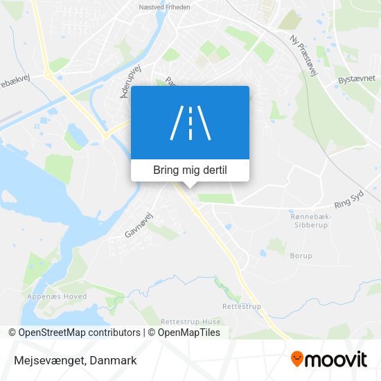 Mejsevænget kort