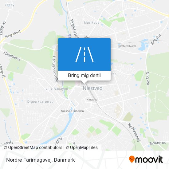 Nordre Farimagsvej kort