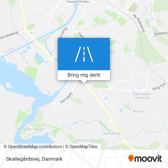 Skallegårdsvej kort