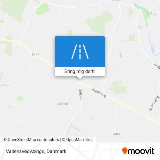 Vallensvedvænge kort