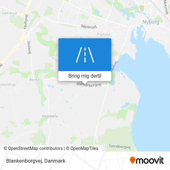 Blankenborgvej kort