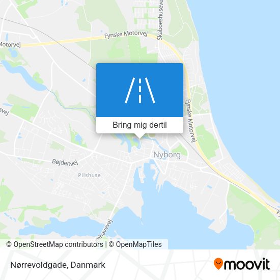 Nørrevoldgade kort