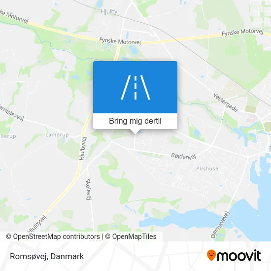 Romsøvej kort