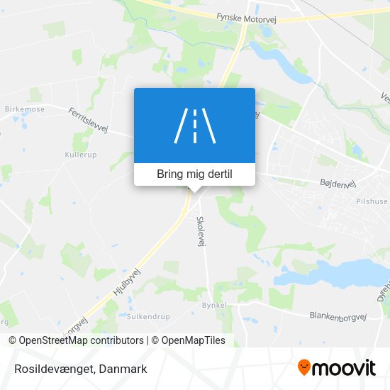 Rosildevænget kort