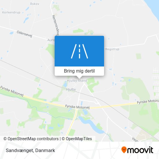 Sandvænget kort