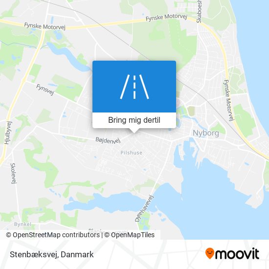 Stenbæksvej kort