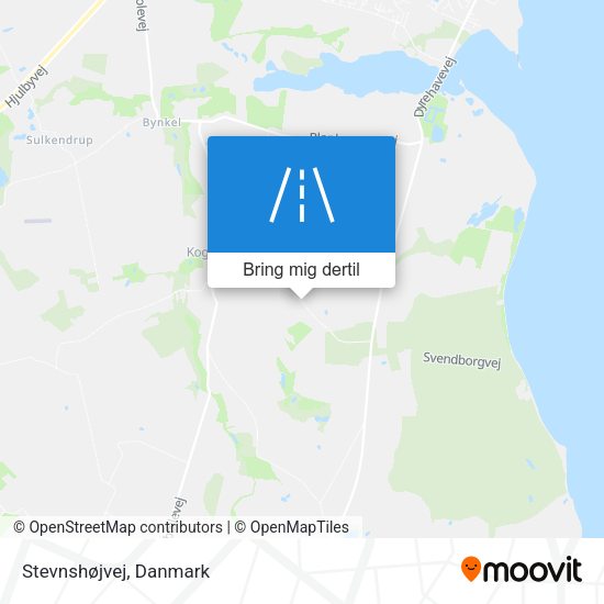 Stevnshøjvej kort