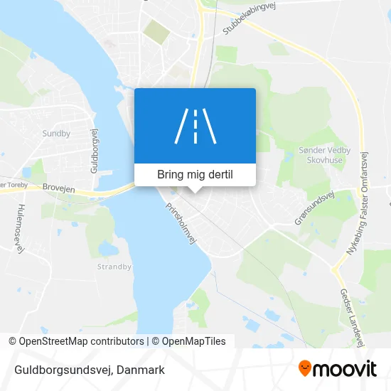 Guldborgsundsvej kort