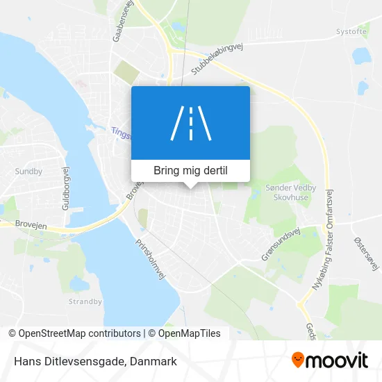 Hans Ditlevsensgade kort