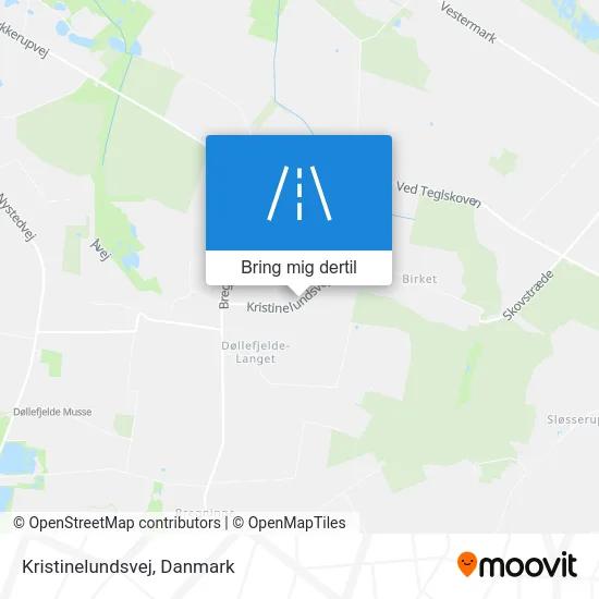 Kristinelundsvej kort