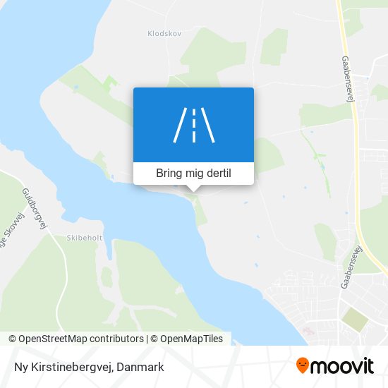 Ny Kirstinebergvej kort