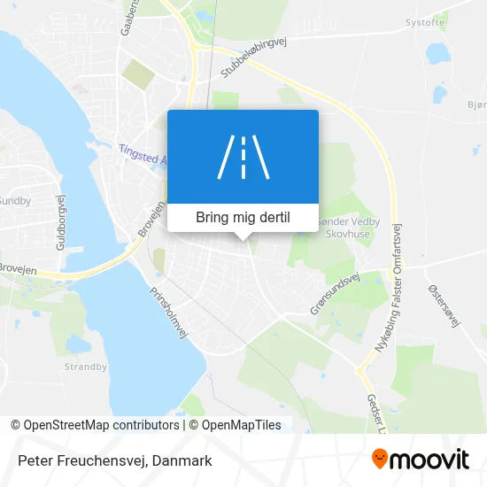 Peter Freuchensvej kort