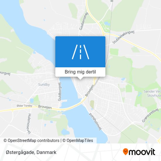 Østergågade kort