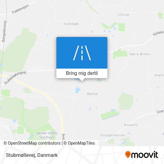Stubmøllevej kort