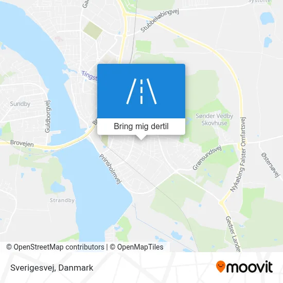 Sverigesvej kort