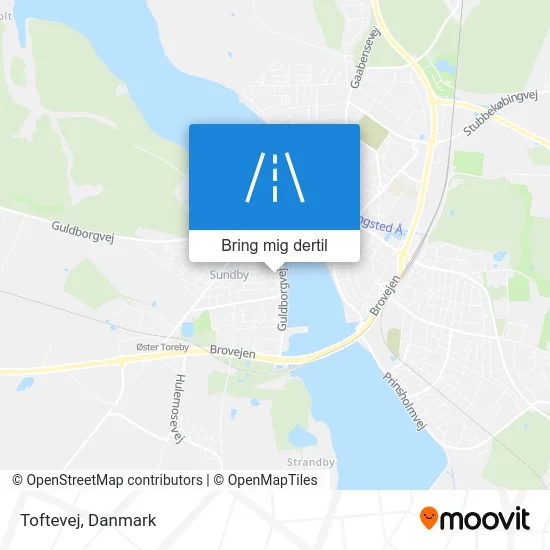 Toftevej kort