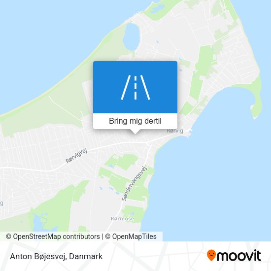 Anton Bøjesvej kort