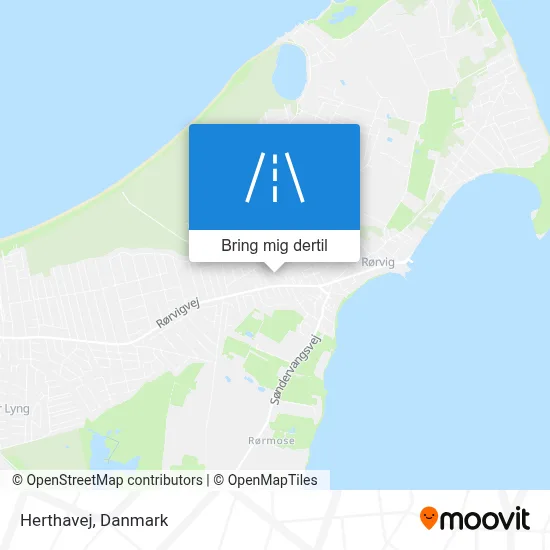 Herthavej kort