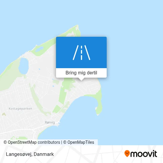Langesøvej kort