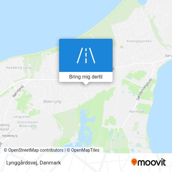 Lynggårdsvej kort