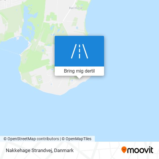 Nakkehage Strandvej kort