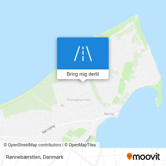 Rønnebærstien kort